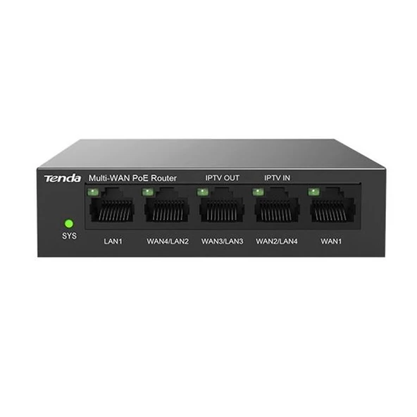 TENDA 5port G0-5G-PoE GIGABIT VPN ROUTER ürün görseli 1