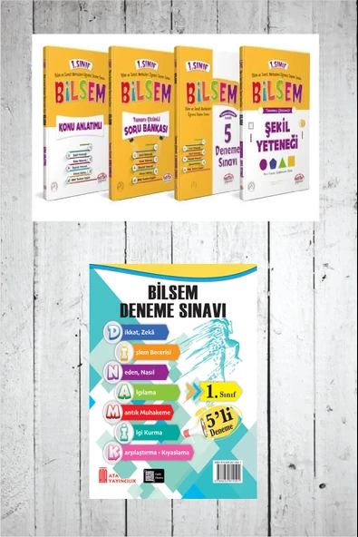 Editör 1.Sınıf Bilsem Hazırlık Kitapları Seti ürün görseli 1