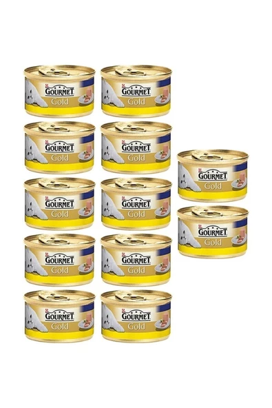 Gourmet Gold Kıyılmış Tavuklu Konserve Yetişkin Kedi Maması 12 x 85 G ürün görseli 1