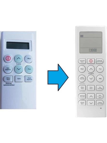 Keysmart Key 1200 Key 1211 İnverter Klima Kumandası ürün görseli 1