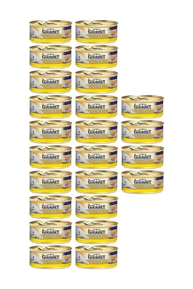 Purina Gourmet Gold Kıyılmış Tavuklu Yetişkin Kedi Konserve Maması 24 x 85 G ürün görseli 1