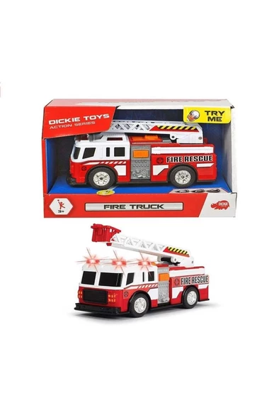 Dickie Fire Truck Itfaiye Aracı 15 cm. (Kullanılmamış Kutusuz Sıfır Ürün) ürün görseli 1