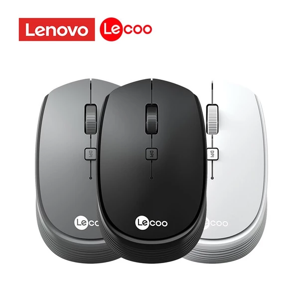 Lenovo Lecoo WS202 1600 DPI 4 Tuşlu Kablosuz Mouse / Beyaz ürün görseli 1
