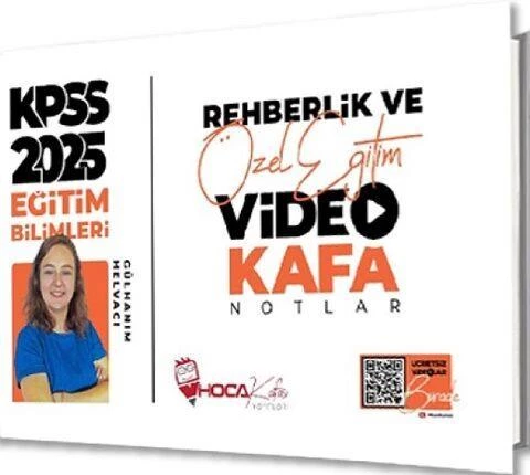 2025 KPSS Eğitim Bilimleri Rehberlik ve Özel Eğitim Video Kafa Notlar Hoca Kafası ürün görseli 1