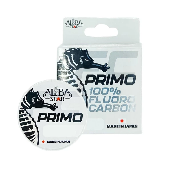Albastar Primo 0.281 mm 30m %100 Fluorocarbon Olta Misinası 6.41 kg Çeker ürün görseli 1