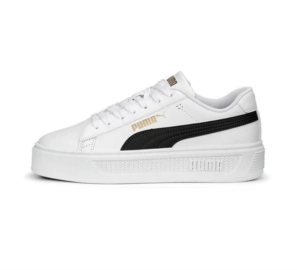 Puma Smash Platform V3 Beyaz Kadın Sneaker Spor Ayakkabı - 390758 04 ürün görseli 1