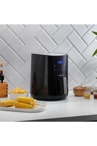 Schafer Thermochef Dijital Airfryer/sıcak Hava Fritözü-siyah ürün görseli 1