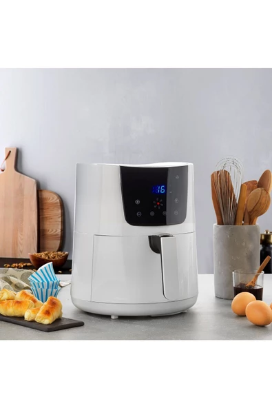 Schafer Thermochef Dijital Airfryer/sıcak Hava Fritözü-beyaz ürün görseli 1