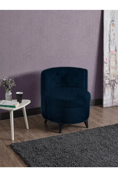 Meşe Home Melina Kapitoneli Silinebilir Kumaş Konforlu Modern Tasarım Renk Seçenekli Tekli Sandalye ürün görseli 1