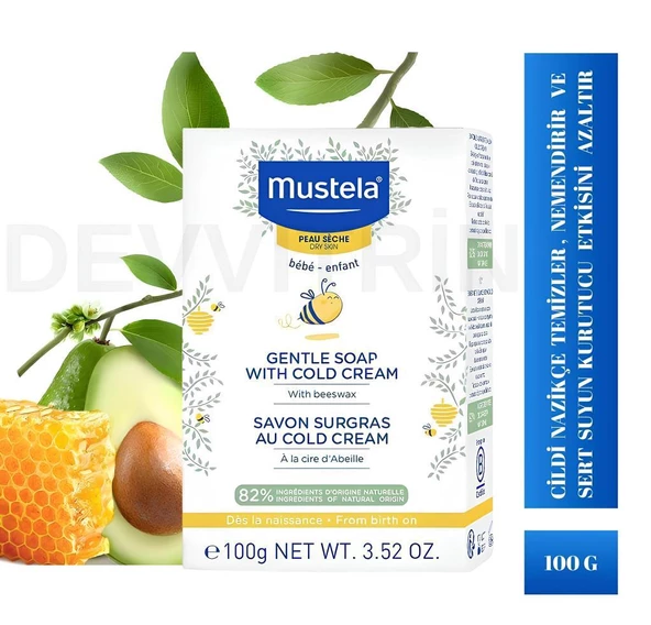 Mustela Cold Cream İçeren Sabun 100 gr ürün görseli 1