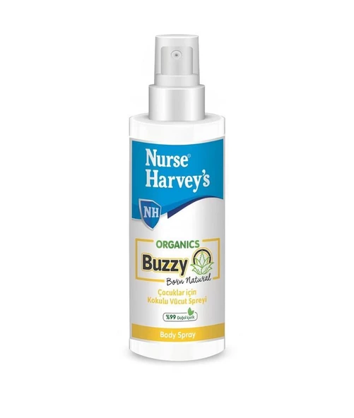 Nurse Harveys Organic Buzzy Çocuklar İçin Esansiyel Yağlar İçeren Body Spray 175 ürün görseli 1
