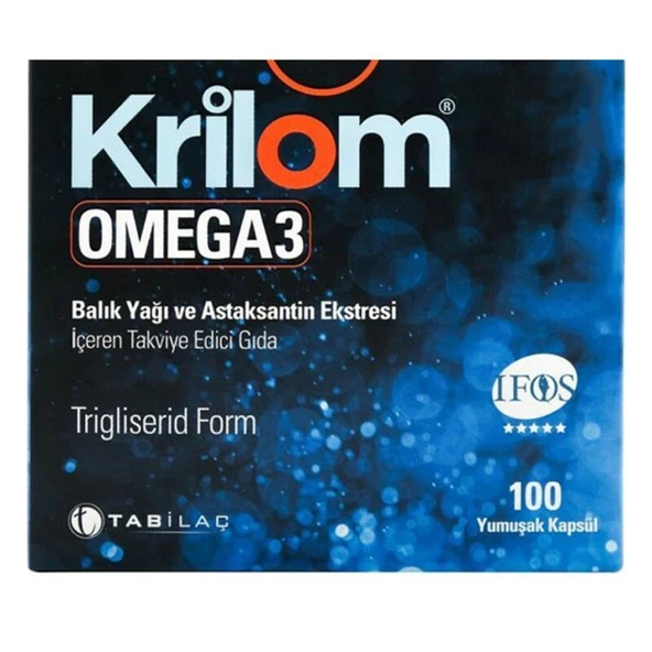 Krilom Omega 3 Balık Yağı 100 Kapsül ürün görseli 1