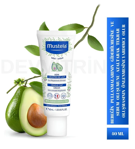 Mustela Cradle Cap Saç Pullanma Karşıtı Krem 40 ml ürün görseli 1