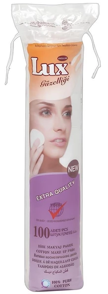 Lux Disk Makyaj Temizleme Pamuğu 100 Adet ürün görseli 1