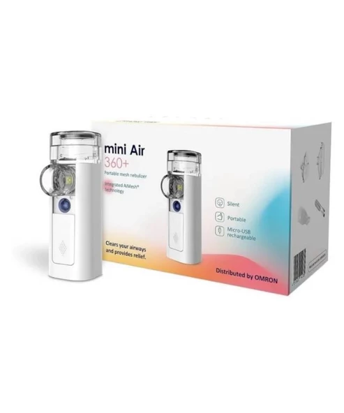 Omron Mini Air 360+ Taşınabilir Nebilizatör (360P-E) ürün görseli 1