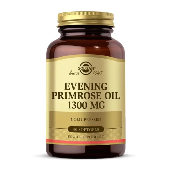 Solgar Evening Primrose Oil 1300mg 30 Kapsül ürün görseli 1