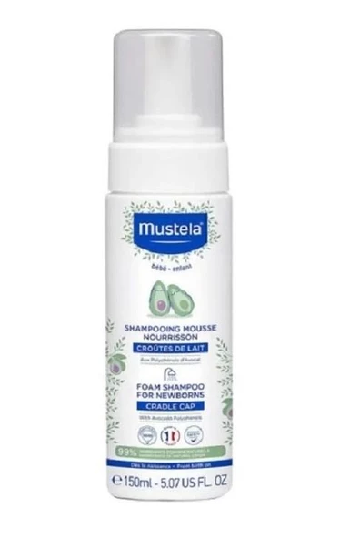 Mustela Konak Şampuanı 150 ml (Yenidoğan Köpük Şampuan) ürün görseli 1