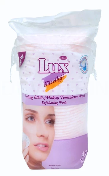 Lux Peeling Etkili Makyaj Temizleme Pamuğu 40 Adet ürün görseli 1