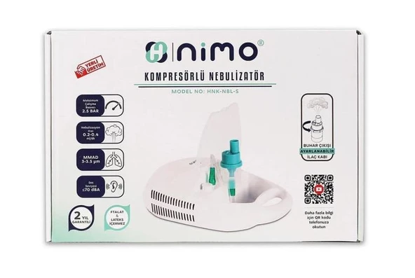 Nimo Kompressorlü Nebulizatör Hnk-Nbl-S ürün görseli 1