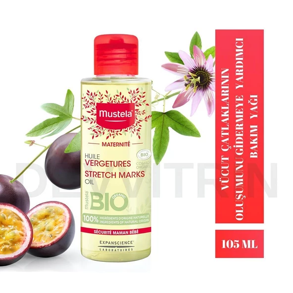 Mustela Maternite Stretch Marks Prevention Çatlak Öncesi Yağı 105 ml ürün görseli 1