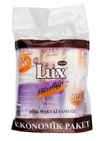 Lux Makyaj Pamuğu Disk 3 X 70li Eko Paket ürün görseli 1