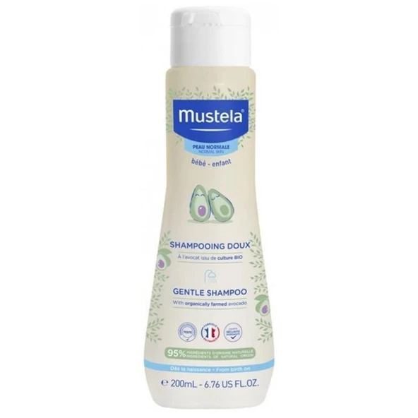 Mustela Baby Shampoo 200 ml (Gentle Shampoo) ürün görseli 1