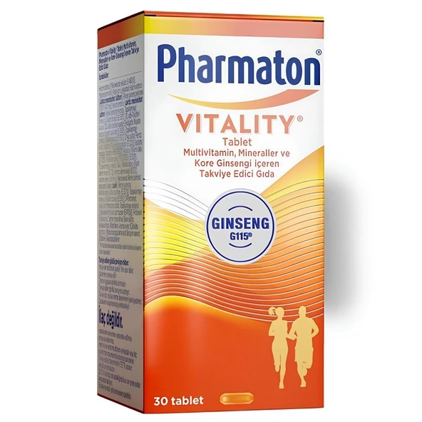 Pharmaton Vitality 30 Tablet ürün görseli 1