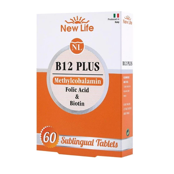 New Life B12 Plus Dilaltı 60 Tablet ürün görseli 1