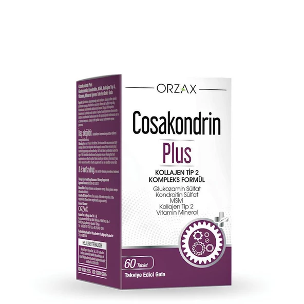 Orzax Cosakondrin Plus 60 Tablet ürün görseli 1