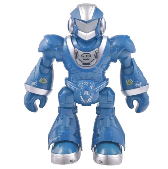 Uzaktan Kumandalı Pilli MAVİ Robot Işıklı Seli 25 Cm - 606-13 ürün görseli 1