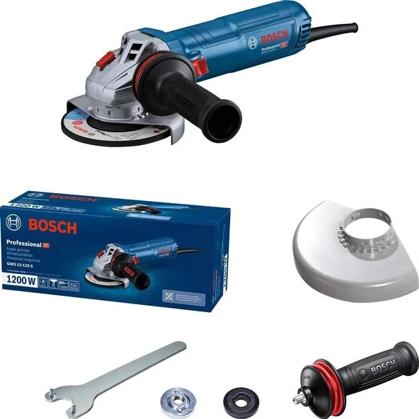 Bosch Professional GWS 12-125 S Taşlama Makinası - 06013A6020 ürün görseli 1