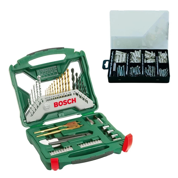 Bosch X-LİNE 50+173 Parça Aksesuar Seti – 2607017523 ürün görseli 1