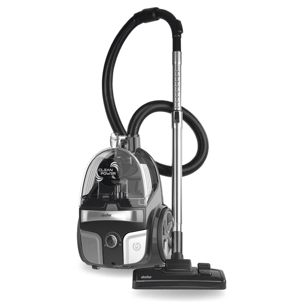Toz Torbasız Yatay Süpürge Clean Power S4 Silver/Gri SK-6300 ürün görseli 1