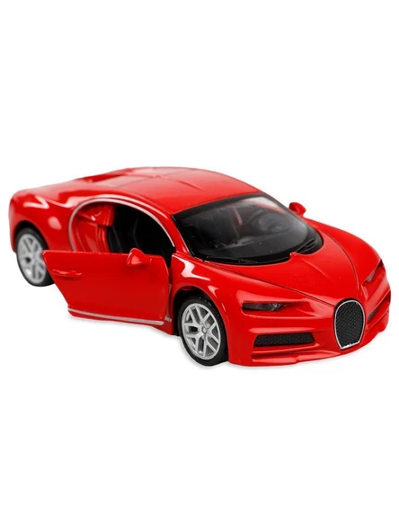 Çek Bırak Metal 12 Cm Model Araba - Kırmızı ürün görseli 1