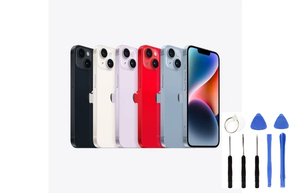 Apple İphone 14 Arka Kapak +B7000 Yapıştırıcı+Tamir Seti ürün görseli 1