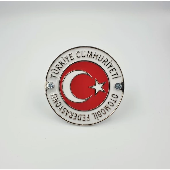 Türkiye Otomobil Federasyonu Döküm Vidalı Panjur Arması (459701633) ürün görseli 1