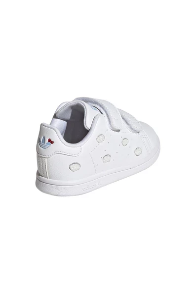 adidas STAN SMITH CF I Bebek   Sneaker IF7034 - Resim 7