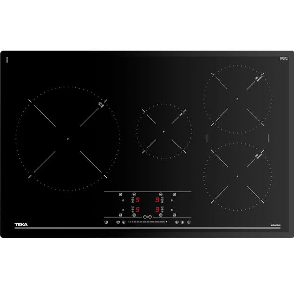 Teka IR 8430 5 Zone 80 cm Siyah İndüksiyon Ocak ürün görseli 1