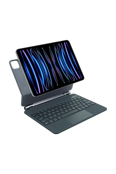UmoTech   Manyetik Kılıf iPad Pro11"/iPad Air(4 ve 5.nesil) için Uyumlu Bluetooth Aydınlatmalı Klavyeli Kılıf ürün görseli 1