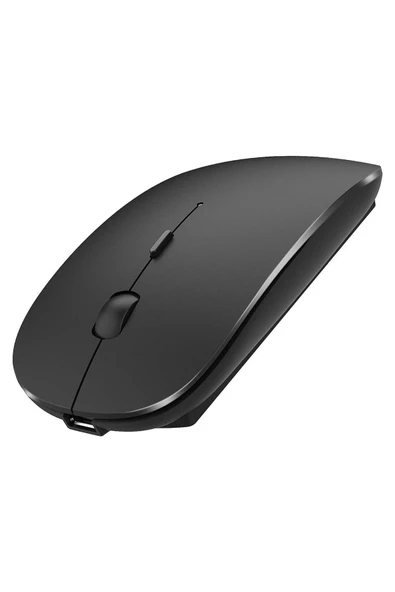 BGZ STORE   Kablosuz Bluetooth Şarjlı 2.4Ghz Mouse Tablet Telefon Pc Uyumlu- Sessiz Tıklama ürün görseli 1
