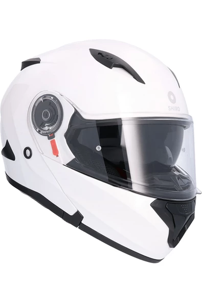 SHIRO FLİP UP 4002 SH-508SV TRITON SOLİD PEARLWHİTE SUNVİZOR M ürün görseli 1