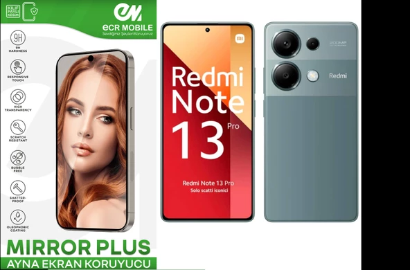 Redmi Note 13 Pro 4G Esnek Ayna(Mirror) 9H Nano Ekran Koruyucu ürün görseli 1