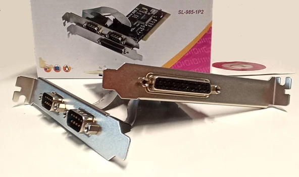 S-link SL-985-1P2 PCI Serial 2 Port+Paralel 1 Port Kart ürün görseli 1