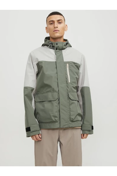 Jack Jones Jcohıke Lıght Jacket Bej Ceket 12253569-06 - Resim 11