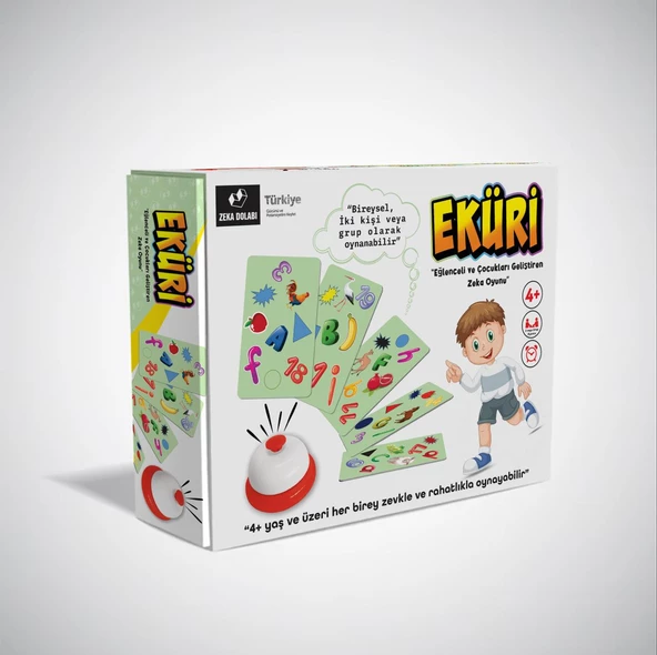 Eküri ( Dikkat - Odaklanma - Hız - Görsel Algı - Zeka Oyunu - Aile Kutu Oyunu ) ürün görseli 1