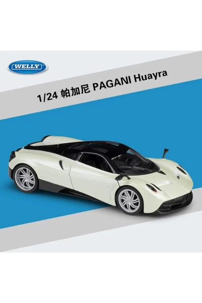 Pagani Huayra 1:24 Model Araç BEYAZ RENK Koleksiyon ürün görseli 1