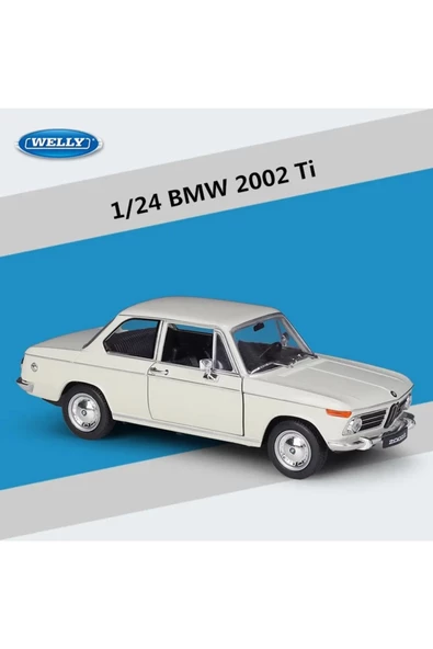 2002 MODEL BMW Ti BEYAZ 1/24 MODEL ARABA KOLEKSİYON - Resim 2