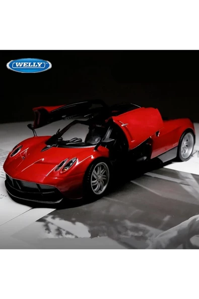 Pagani Huayra 1:24 Model Araç Bordo Kırmızı Koleksiyon ürün görseli 1