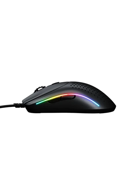Glorious Model O 2 Mini 49 gram 6 Düğmeli Kablolu Siyah Mouse - Resim 5