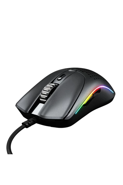Glorious Model O 2 Mini 49 gram 6 Düğmeli Kablolu Siyah Mouse - Resim 7